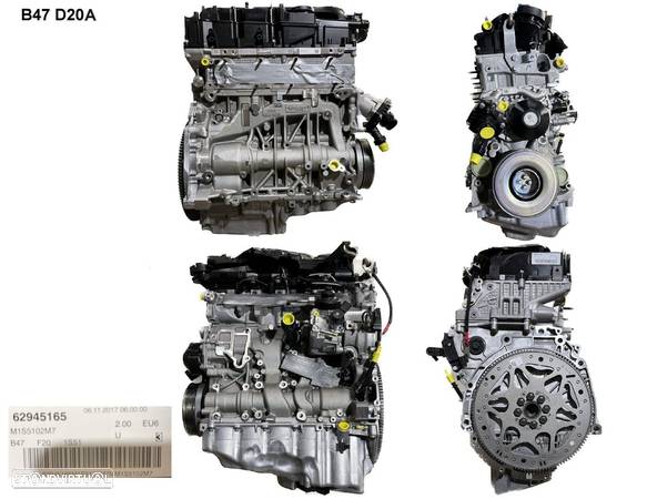 Motor Completo  Novo BMW 1 (F20) 118d B47D20A - 1