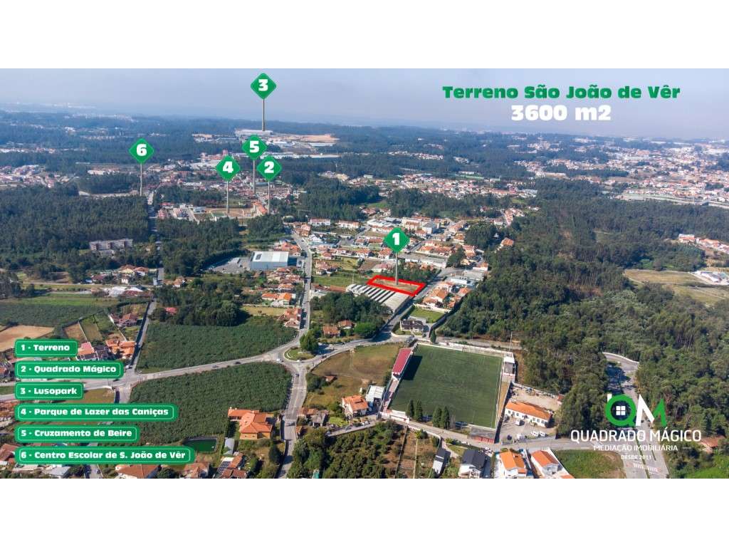 Terreno para Venda no centro de São João de Ver para construção de ...-6