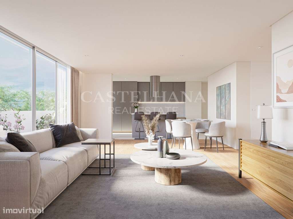 Apartamento T3 com varanda no mais recente condomínio no Porto - Grande imagem: 2/38