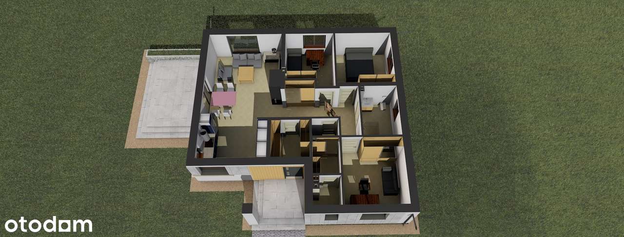 !!Ostatni wolny dom!! -Nowe domy parterowe w stanie deweloperskim - Pełny obrazek: 5/6