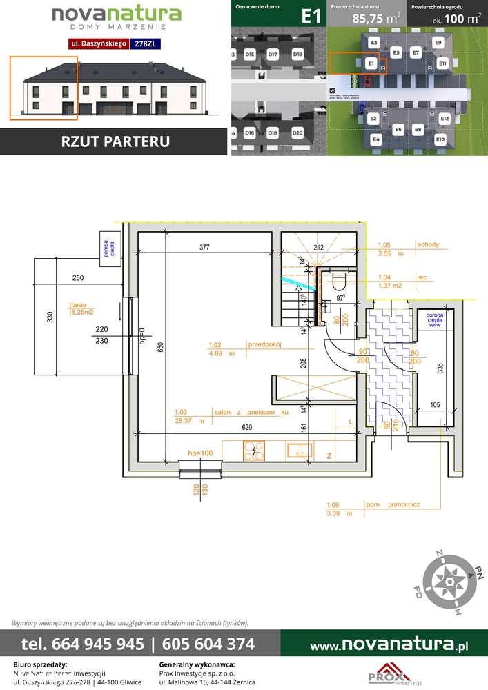 Nova Natura | dom 4-pok. | E1 - Pełny obrazek: 2/17
