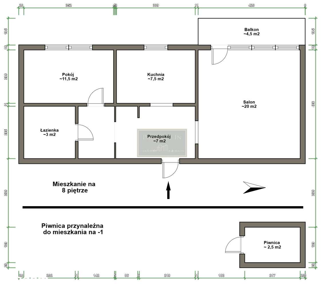 | 2-pokoje | miejsce postojowe | balkon | po remoncie |-1