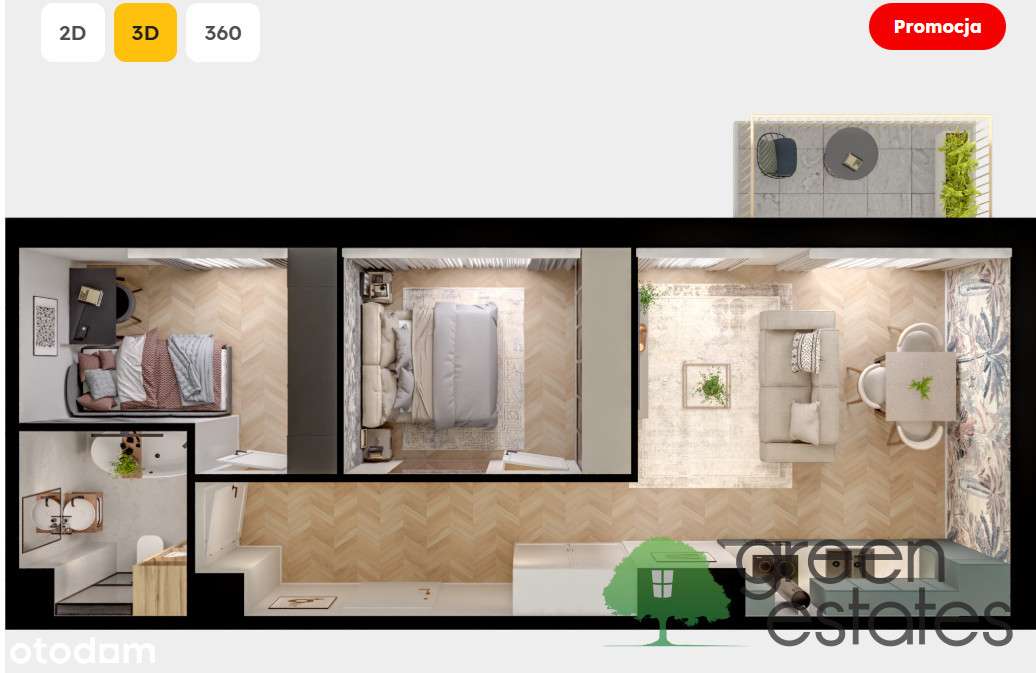⭐Nowa inwestycja-Promocje-0%-Balkon-3 pokoje-zach-2