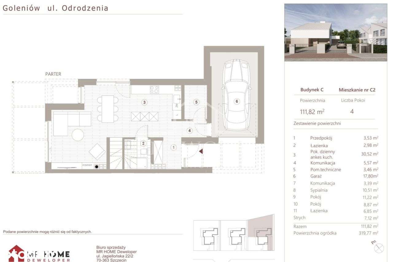 Goleniów - Nowoczesne Domy - ul. Odrodzenia-15