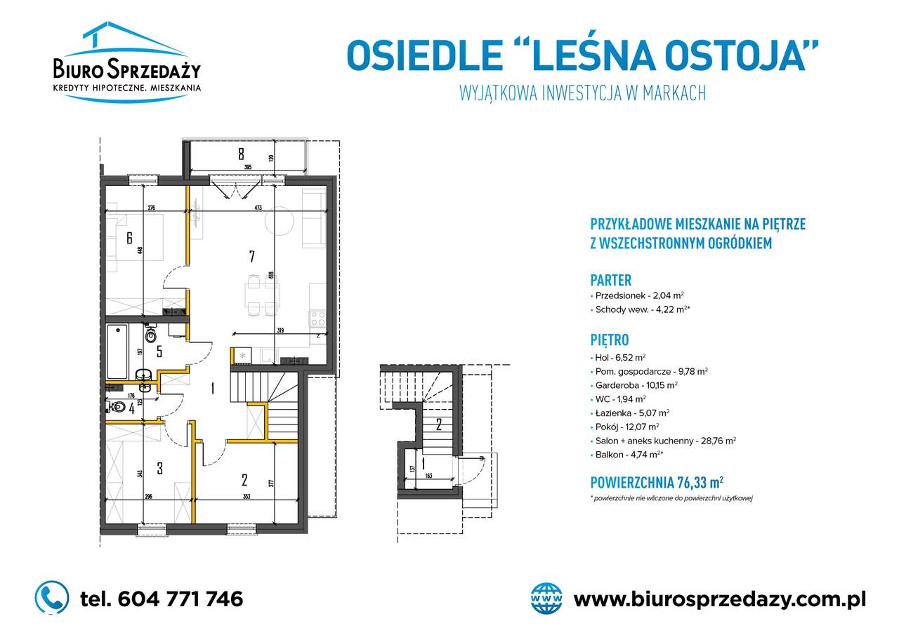 PROMOCJA-4 POKOJE+OGRÓDEK+2MP-wśród zieleni na skraju lasu - Pełny obrazek: 2/8