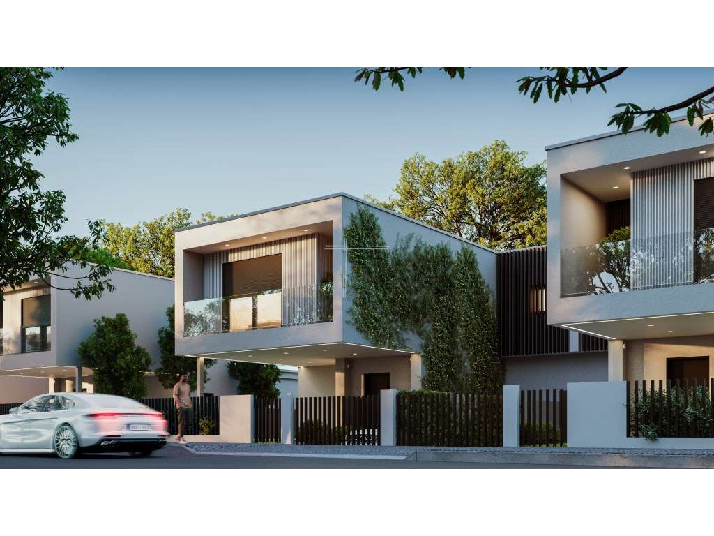 Moradia geminada T3 de arquitetura contemporânea, com garagem e pis...-30