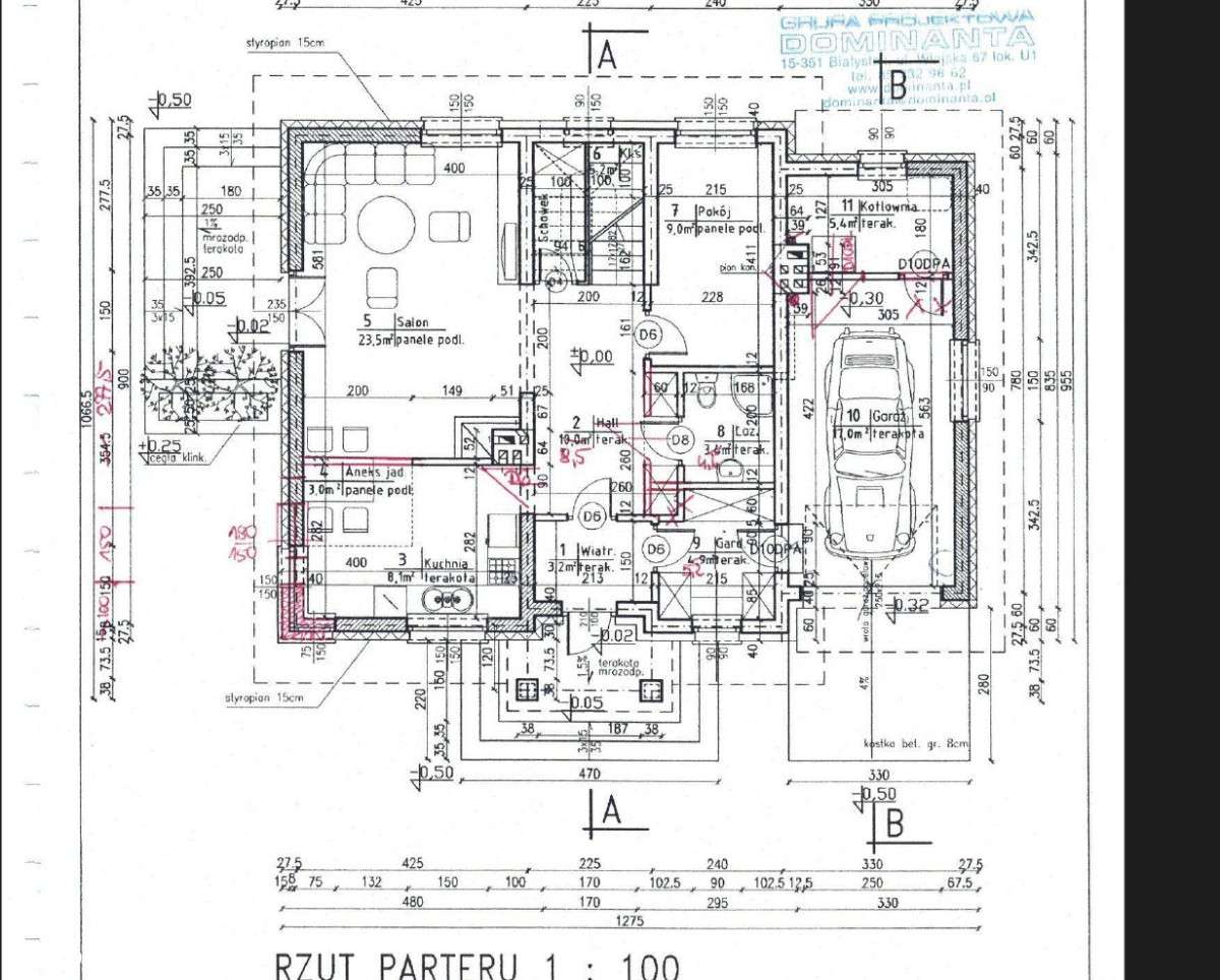 Dom nwolnostojący | 4 sypialnie  | garaż-7