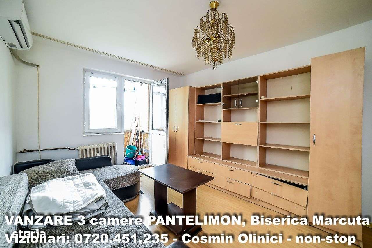 Vanzare 3 camere, 49 mp, zona Pantelimon, Biserica Marcuta - Imagine principală: 3/12