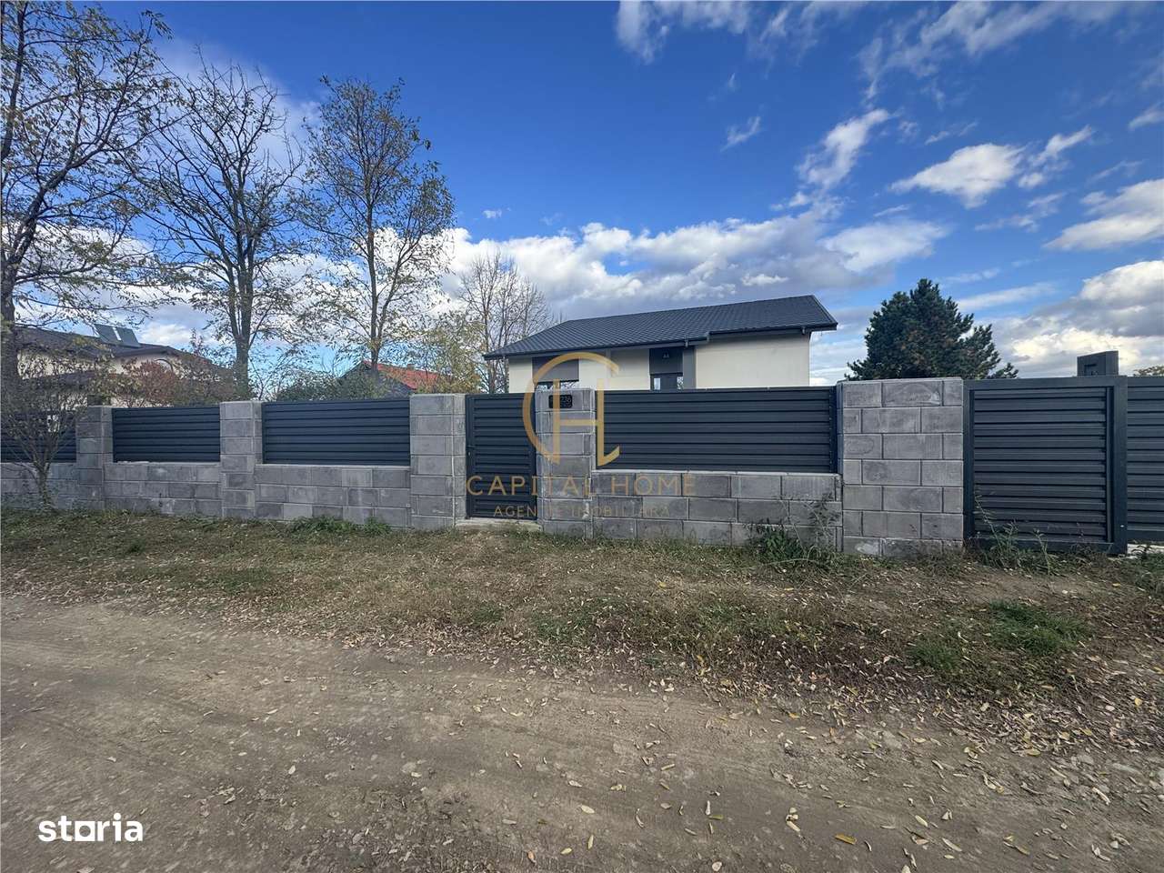 Vila single, arhitectura moderna, 1500 mp teren, beci-9