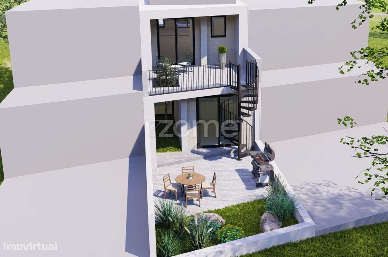 Moradia T3 Nova com Jardim e Terraço em Santo Tirso! - Grande imagem: 2/26