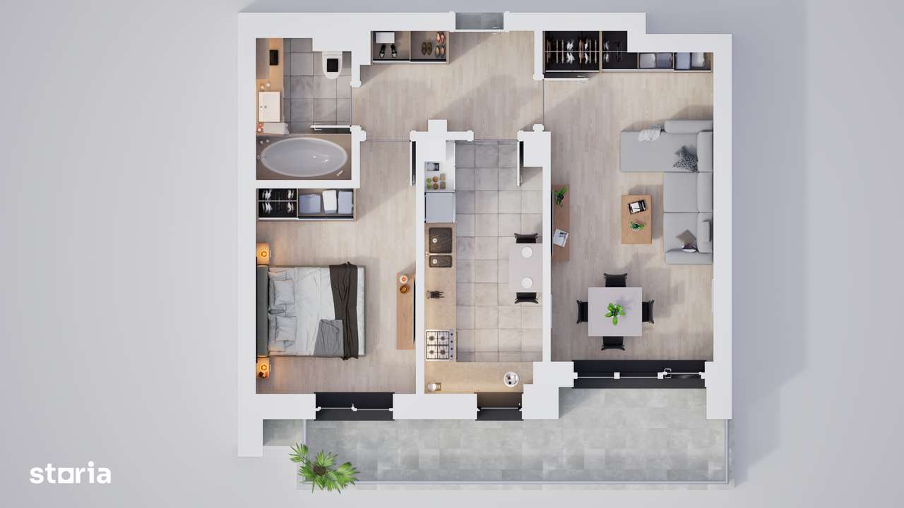 Ansamblu nou, 2 camere spațioase, aproape de autobuz - Imagine principală: 4/19