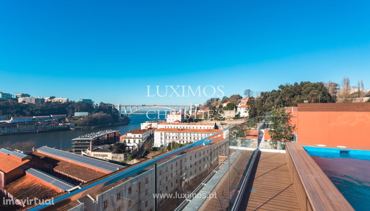 5.º Porto | Cobertura com piscina privativa e vistas rio, Porto