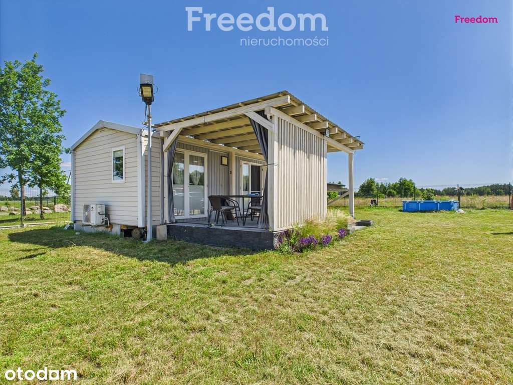 Domek holenderski z tarasem na działce 1055m2. - Pełny obrazek: 1/20