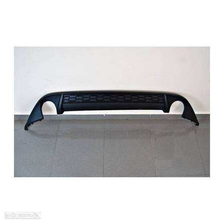 Difusor / Lip / spoiler Traseiro VW Golf 7 2012 - 2017 GTI Look dupla saída em ABS (plástico) - 1