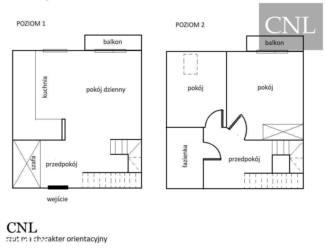 Dwupoziomowe mieszkanie Jaroty-15