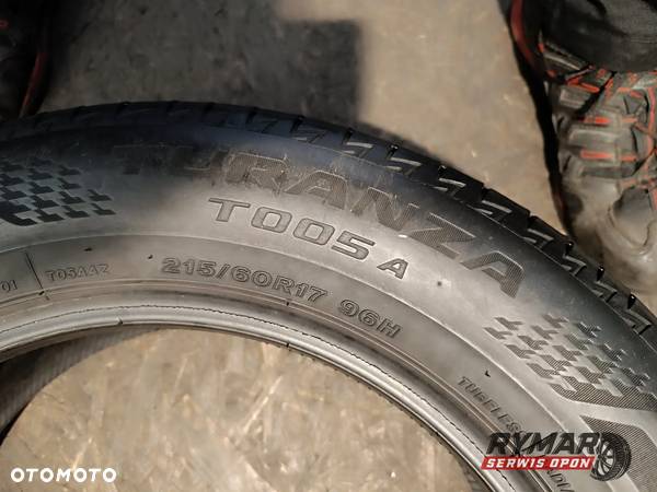 ŚLĄSK  4 x LATO 215/60R17 96H BRIDGESTONE TURANZA T005A KOMPLET - 7