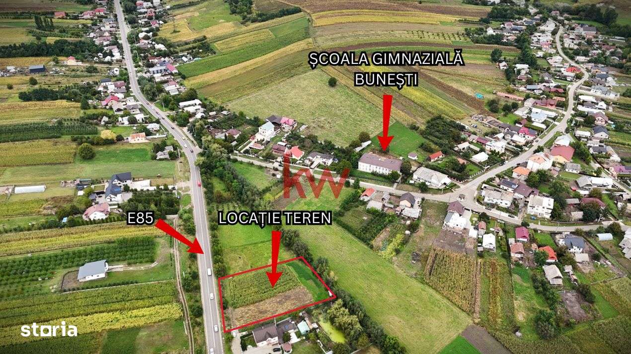 Teren Intravilan de 2451 MP - Bunesti, Suceava-2