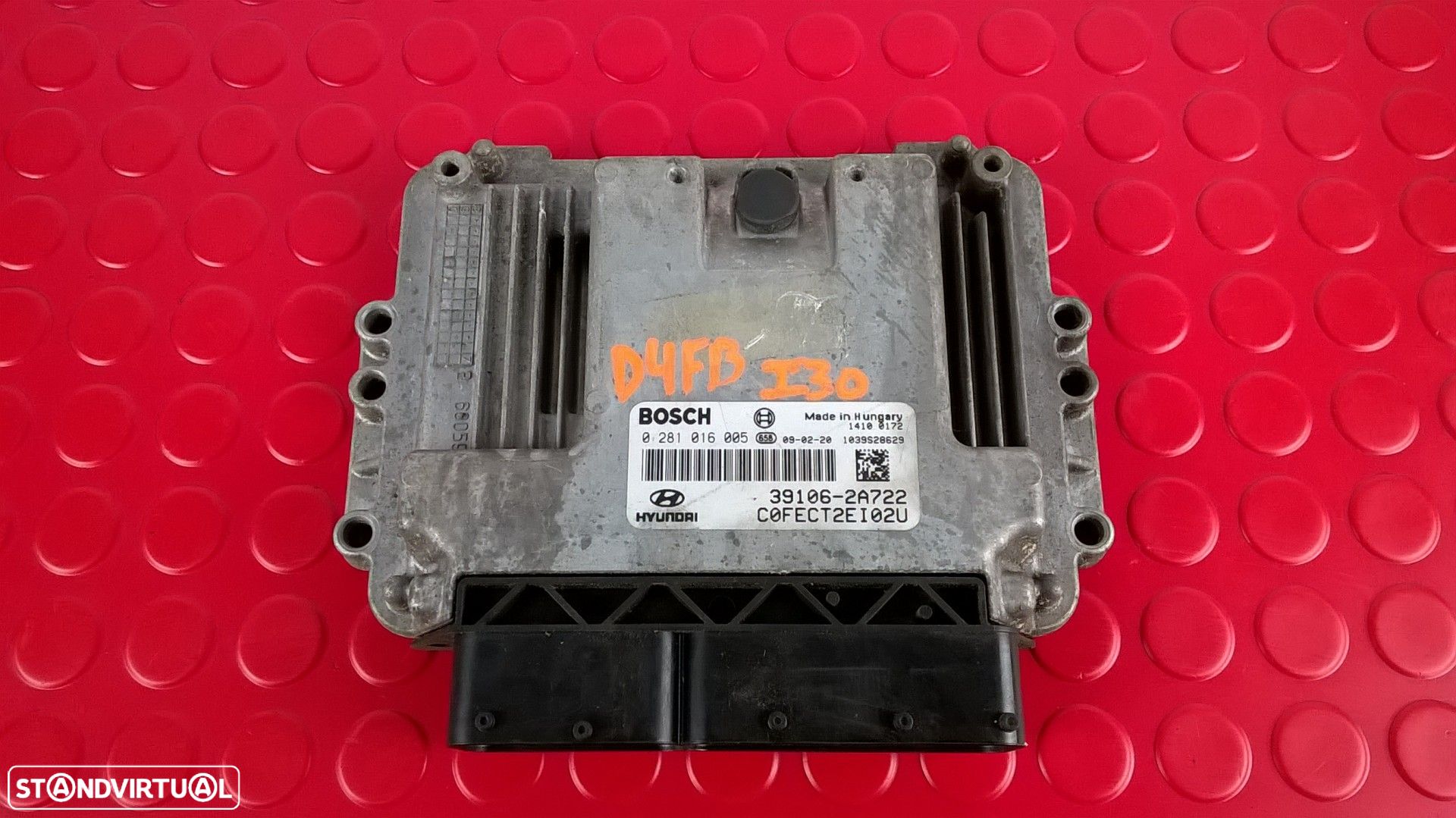 Centralina do Motor - 39106-2A722 / 0281016005 / 1039S28629 [Hyundai i30 (FD)] - 1