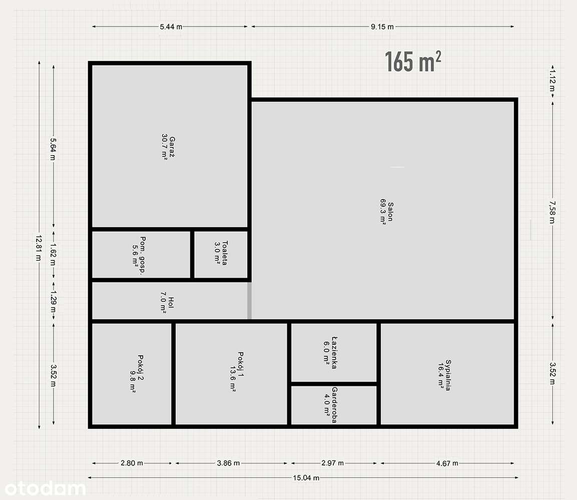 DOM PARTEROWY / OŁTASZYN - Pełny obrazek: 4/6