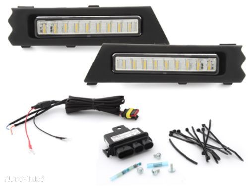 Lumini de zi LED Tuning Dacia Sandero 1 2008 2009 2010 2011 2012 MODD - 1