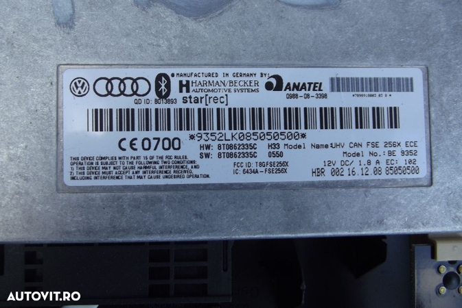 Modul Bluetooth Audi A4 B8 2008-2015 dezmembrez Audi A4 B8 Avant 2.0 - 4