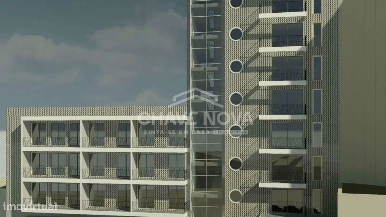 Apartamento T0 Novo c/ Terraço e Lugar de Garagem em Mafamude-17