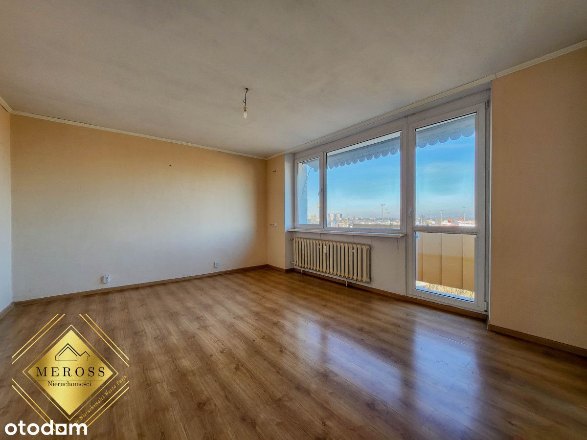 Północ / 1 pokój / duży balkon / do remontu