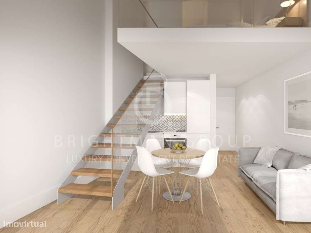 Loft T1 com terraço no Palácio Fervença, no Porto - Grande imagem: 5/15