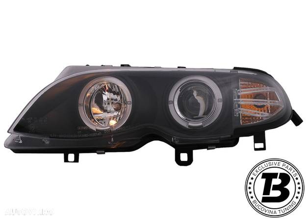 Faruri LED Angel Eyes compatibile cu BMW Seria 3 46 - 3