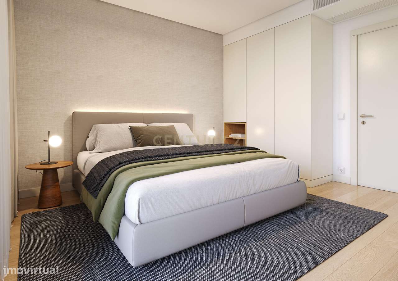 Apartamento NOVO T2 Panorâmico a Poente | The Yard Urban (Jardins da A-11