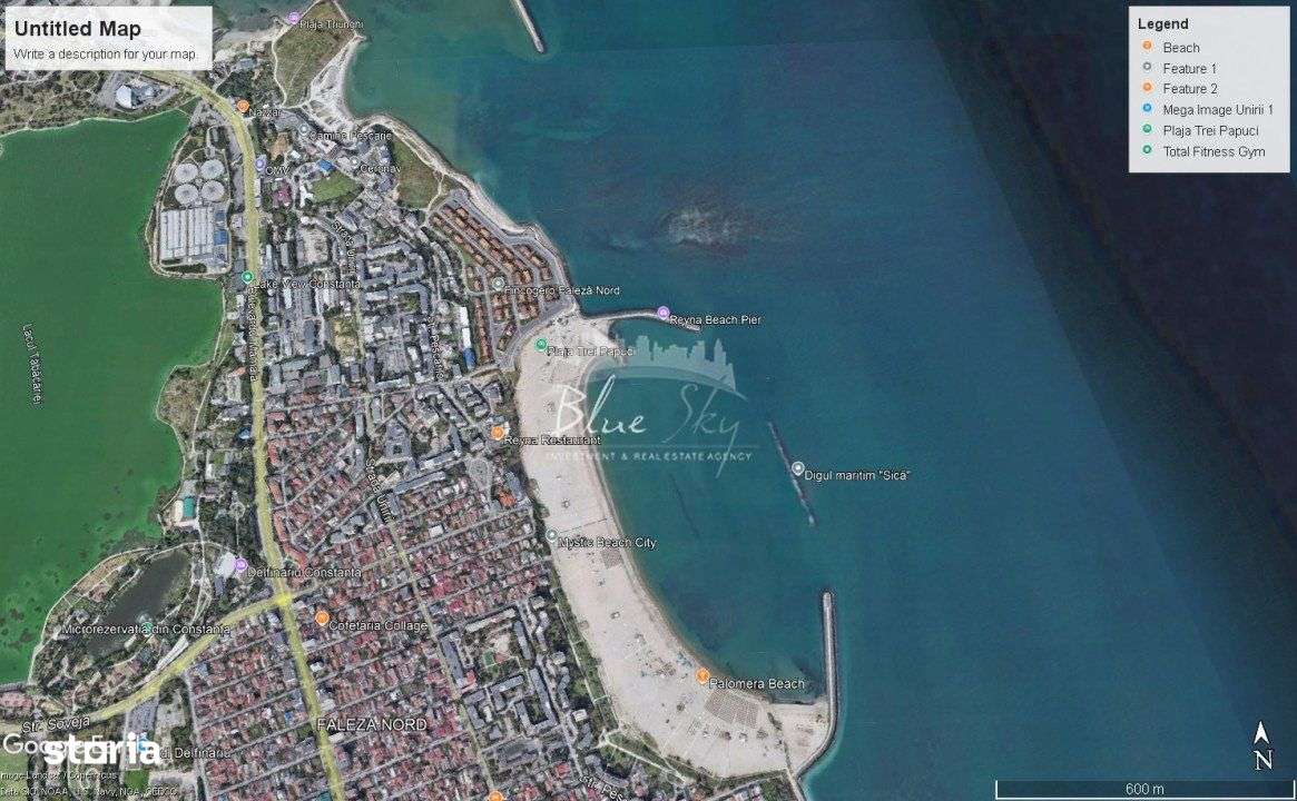 Teren Faleza Nord 305 mp cu deschidere 12 m - Imagine principală: 2/3