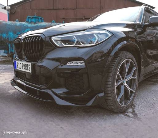 KIT CARROÇARIA PARA BMW X5 G05 18- LOOK BLACK KNIGHT PRETO BRILHANTE - 10