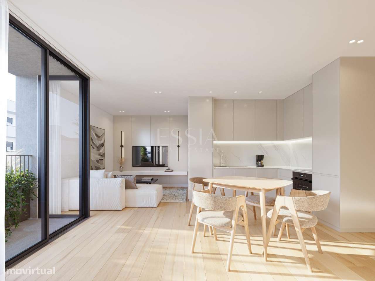 T2 Varanda e Garagem Matosinhos Sul | T2 Praia | Golden Coast Piscina - Grande imagem: 4/19