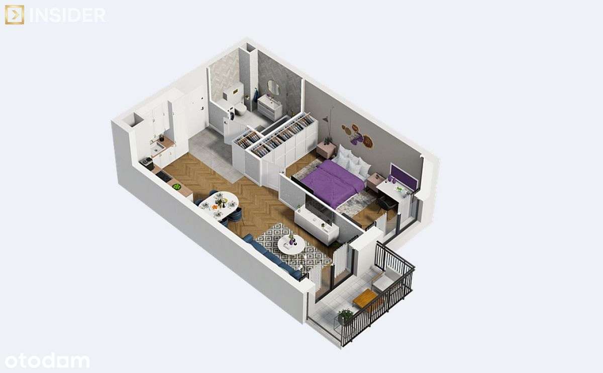 Zamieszkaj od dziś. Gotowe 2 pokojowe-14