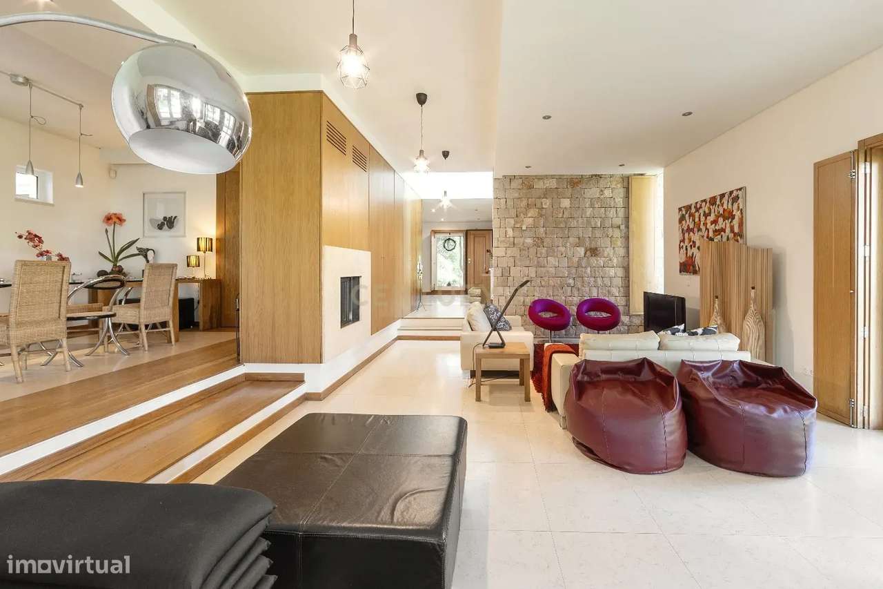 Vila T6 com piscina com área de terreno de 2895 m² na Praia d'el Rey-25