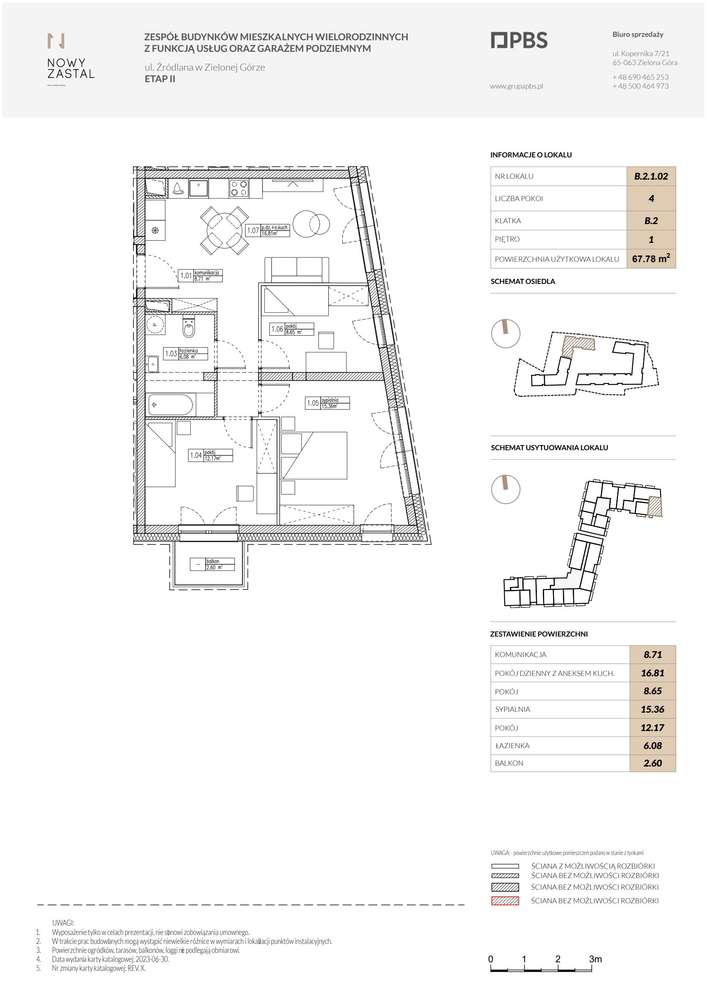 Nowy Zastal | mieszkanie 4-pok. | B.2.1.02 - Pełny obrazek: 2/7