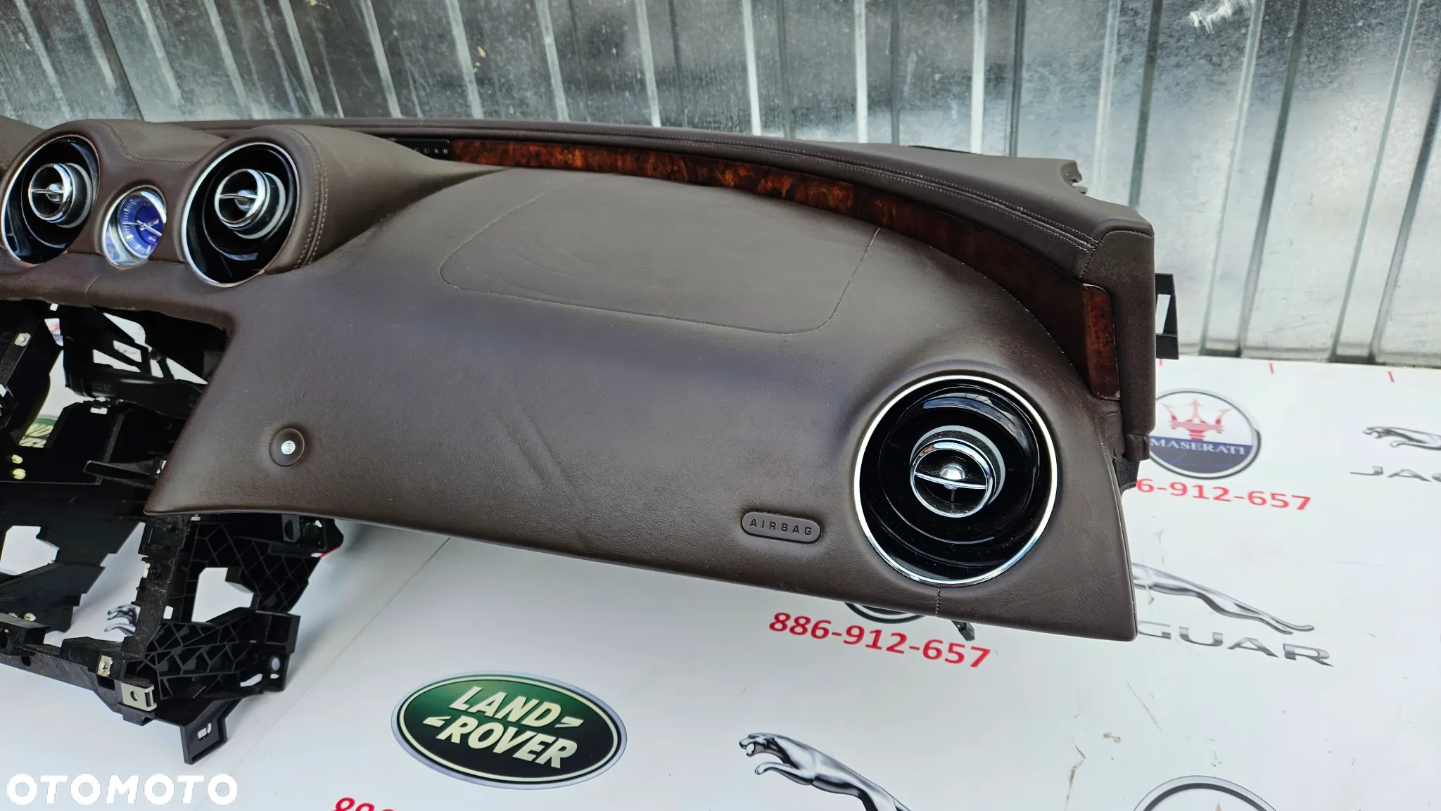 Jaguar XJ 351 2010-2015  Deska Kokpit Konsola z poduszkami oraz sensorem Airbag Poduszki Napinacze - 20