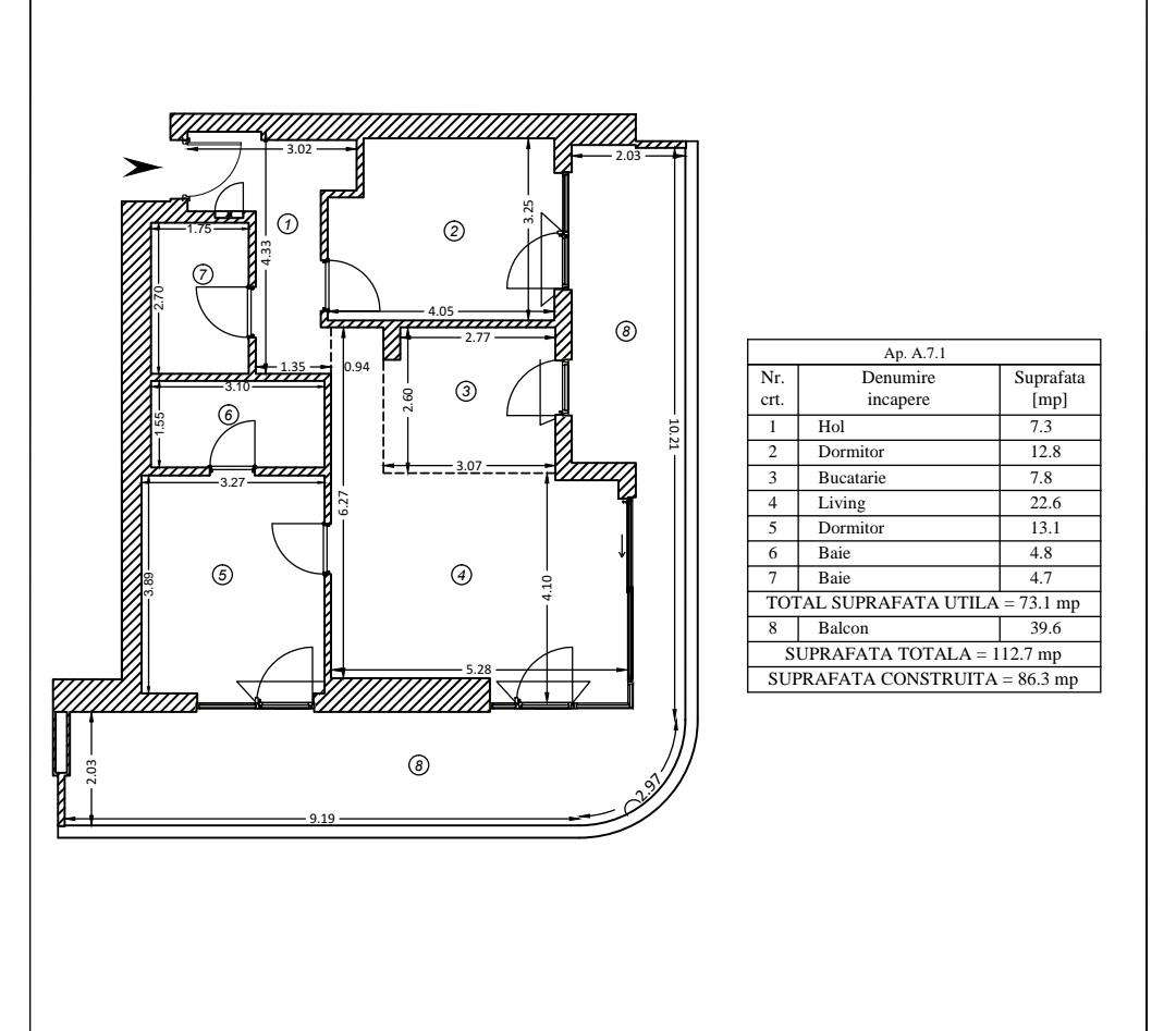 Direct Dezvoltator - Apartament 3 camere, Floreasca, Yacht Kid-14
