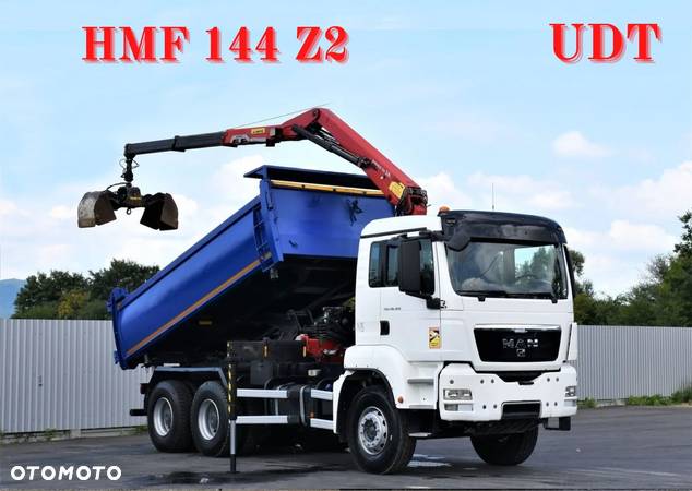 MAN TGS 26.320*WYWROTKA 4,90*HMF 1444 Z2/PILOT*6x4 - 1