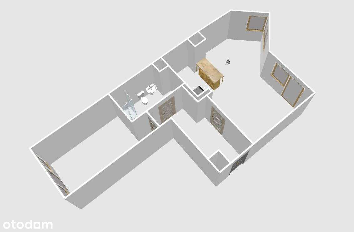Przestronne 2-pokoje, 40- metrowy taras, balkon, g-16