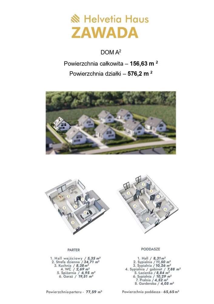 4 Domy z II etapu inwestycji w Zawadzie - Pełny obrazek: 4/12