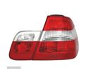 FAROLINS TRASEIROS PARA BMW E46 01-05 VERMELHO BRANCO - 2