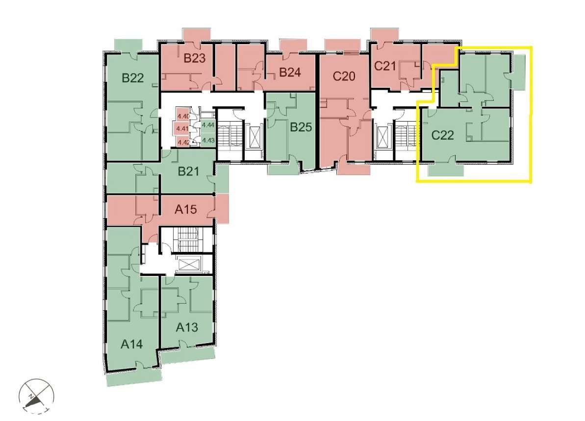 Nowe mieszkanie 4 pokoje + dwa balkony, winda w bu-2