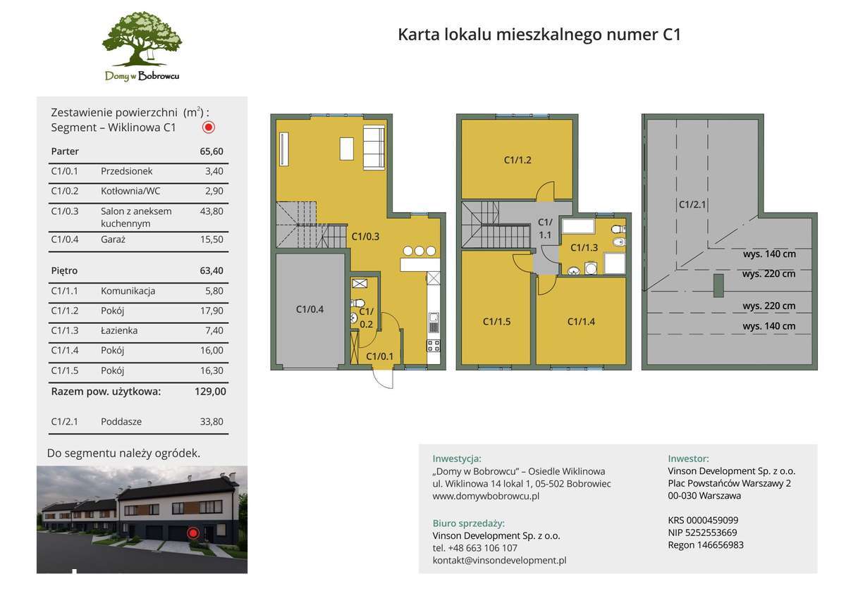 NOWA Inwestycja Bobrowiec Wiklinowa 14 PROMOCJA 100 tyś - Pełny obrazek: 5/20