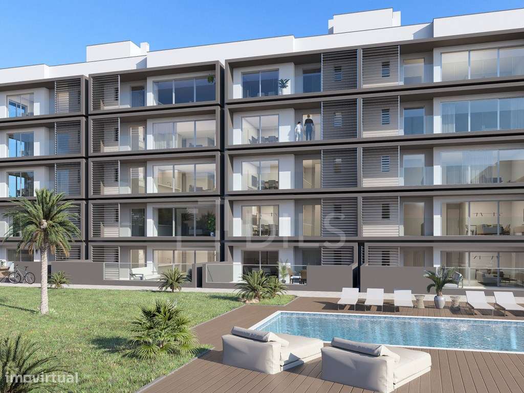 Apartamento T2 com jardim e piscina em novo empreendimento no Algarve - Grande imagem: 4/30