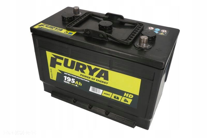 Akumulator Furya Agro HD 6V 195Ah 1000A P+ MOŻLIWY DOWÓZ MONTAŻ - 2