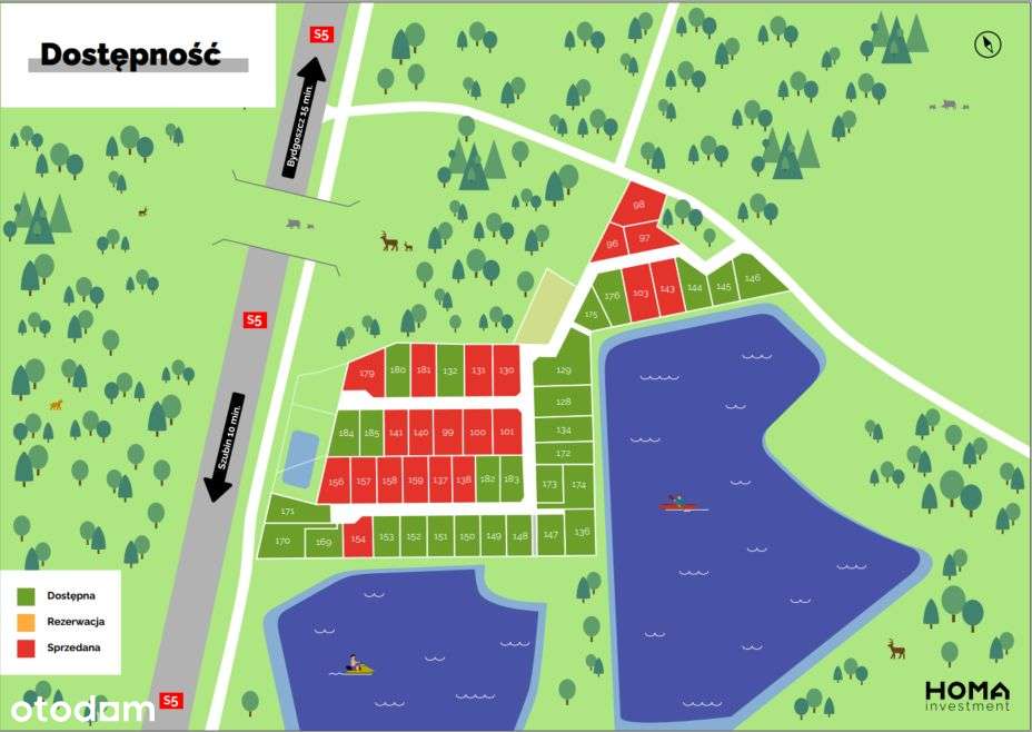 Działka  obok stawu - Skórzewo.  Wodociąg w drodze. - Pełny obrazek: 4/18