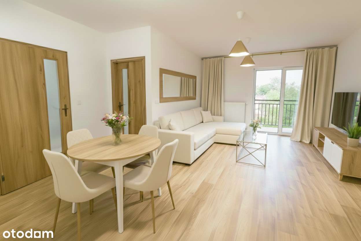 Nowe, jasne mieszkanie z balkonem, garażem i komórką – do zamieszkania