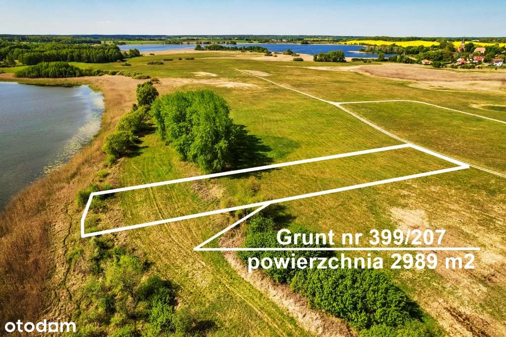 Działka budowlana z widokiem oraz bezpośrednim dostępem do jeziora!-12