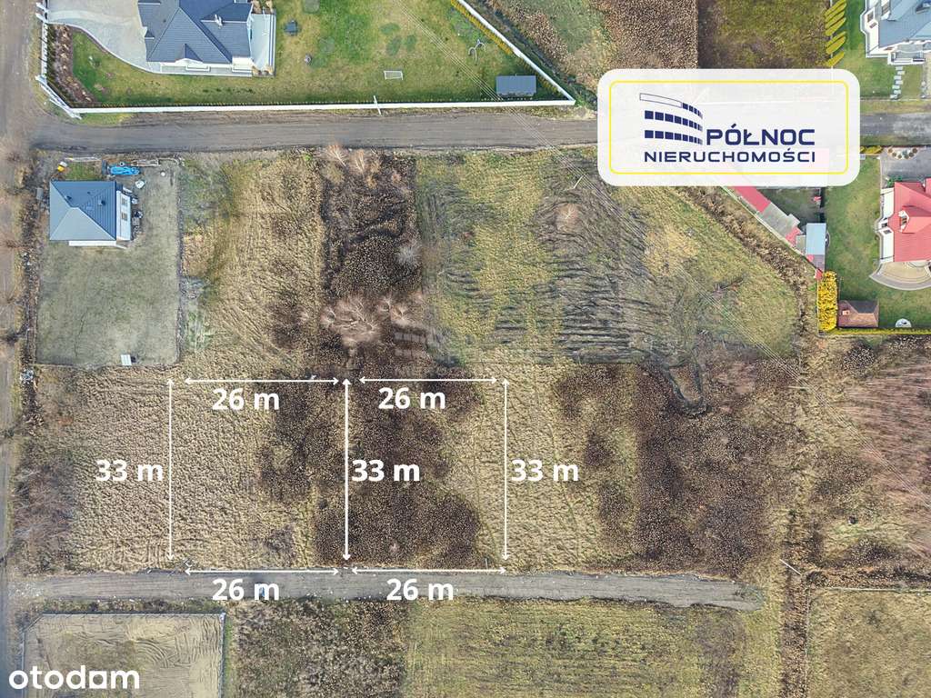 Dobczyn. Urokliwa działka budowlana 1,5 km od PKP. - Pełny obrazek: 3/6